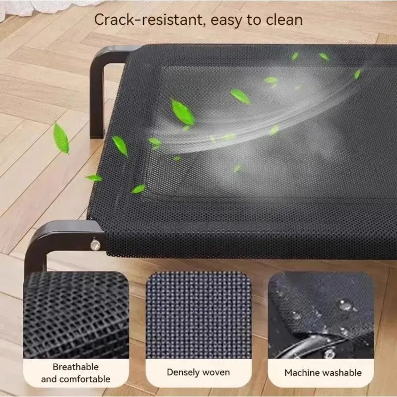 Foldable Elevated Dog Bed with Canopy – All Sizes & Seasons