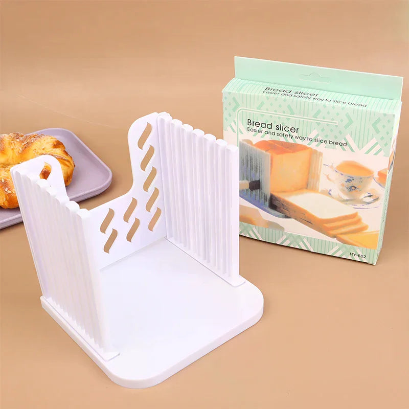 Homemade Bread Toast Slicer Stand Foldable Loaf Slicing Machine Zpaxo