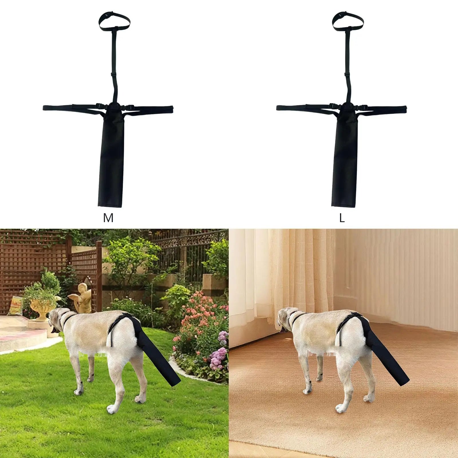Dog Tail Cover Adjustable Breathable Pet Protector Ends Traveling Zpaxo