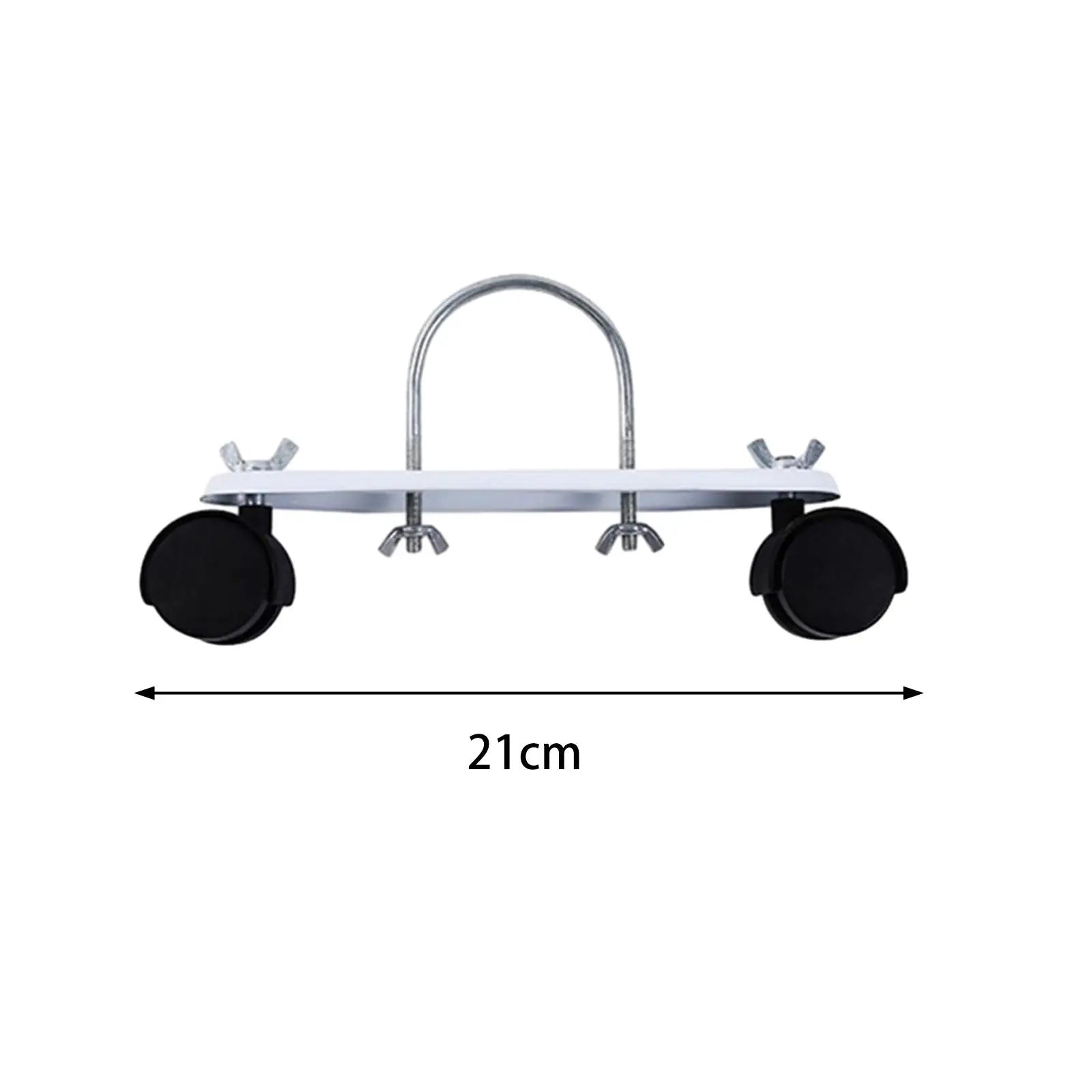2Pcs Oil Filled Radiator Heater Caster Bracket Spare Parts Simple Installation 8.3inch Long Professional Sturdy Accessory Zpaxo