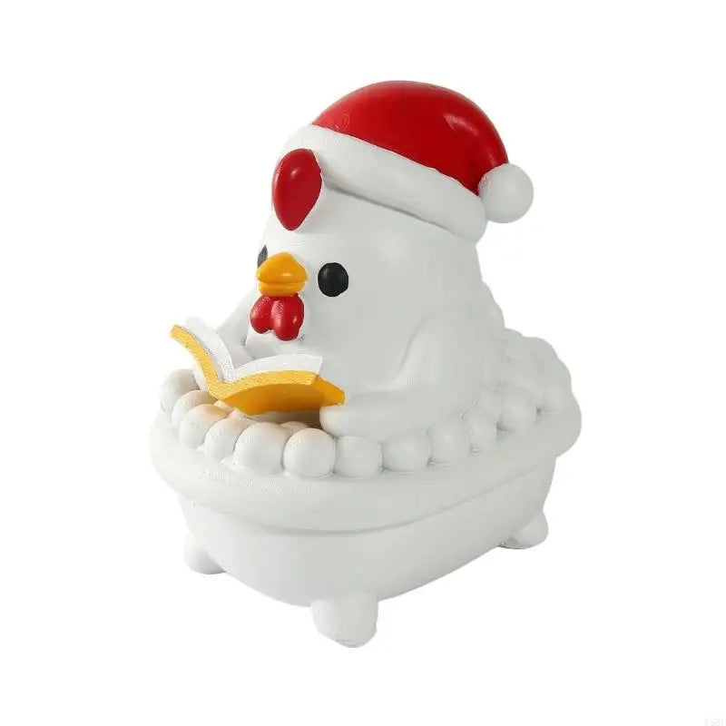 Holiday Snowman Figurine Nontoxic Resin Christmas Decoration Tabletop