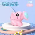 Youngsters Bath Toys Cute Cartoon Elephant Shower Kettle Fun Time
