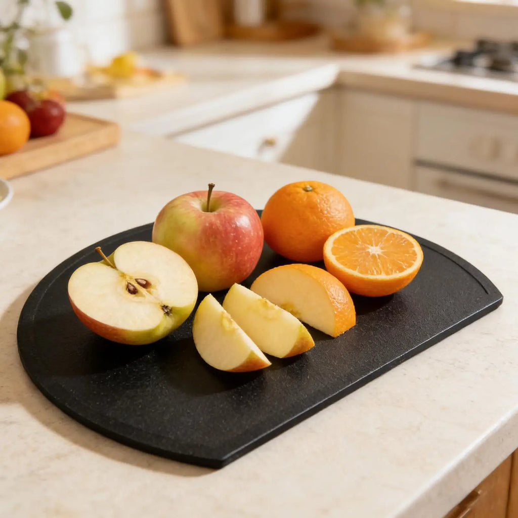 Chopping Board Flexible D-shaped Holder Tray Cooking Meat Fruit