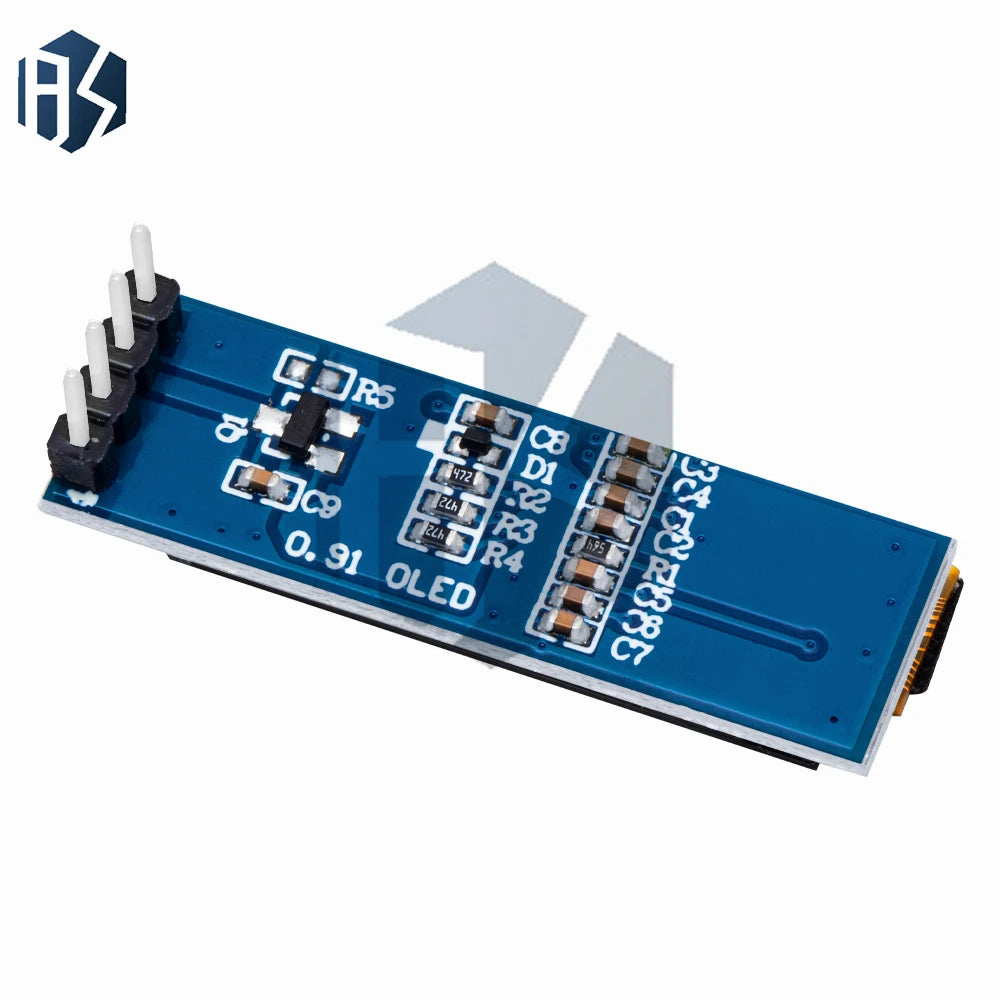 OLED Module 0 91 White Blue 128X32 LCD LED Display IIC Communicate Zpaxo
