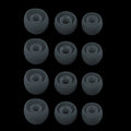 6 Pairs Silicone Rubber Earplug Ear Pads Universal In-ear Earphone