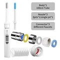 Faucet Dental Scaler Home Portable Dental Scaler No Power Supply For Tartar Removal Oral Cleaning Water Dental Floss Zpaxo 2 Nozzles Type