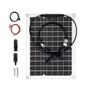 50W Flexible Solar Panel Ultra-Thin 2mm Bendable IP67 Waterproof PV Outputs Stick-On Any Surface Perfect for Curved Roofs Zpaxo 1 PC