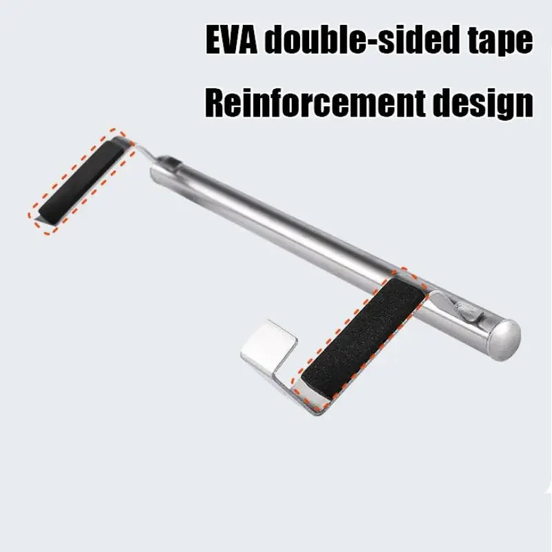 1Pcs Stainless Steel Extendable Over Door Towel Rack Organizer For Bathroom Kitchen Cabinet Adjustable Hanging Storage Bar Zpaxo