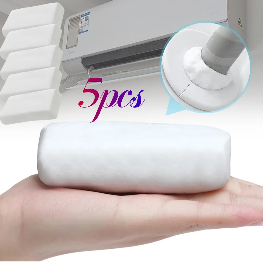 1-5pcs Waterproof Sealant Mastic Quick Mending Mud Duct Seal Repair Clay Fillers for Wall Hole Air Conditioning Hole Putty Mud Zpaxo