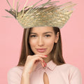 Hawaiian Straw Sun Hats Lightweight Beach Party Hat Outdoor Travel