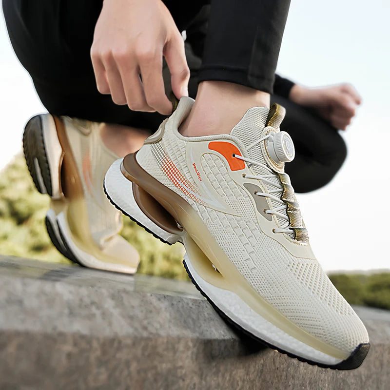 Men's Casual Sneakers Luxury Trainer Shoes Breathable Race Running