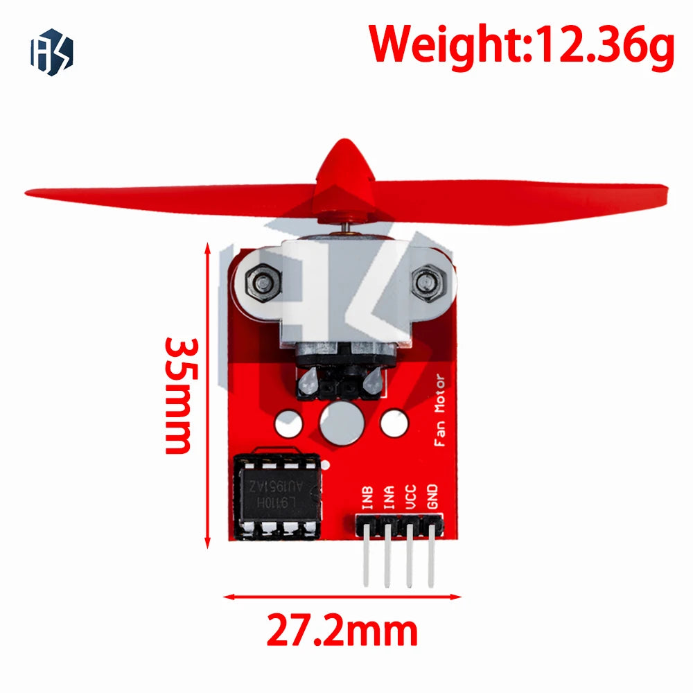 L9110 Fan Driver Module for Arduino, Robot Cooling & DIY Electronics (1-5Pcs) Zpaxo