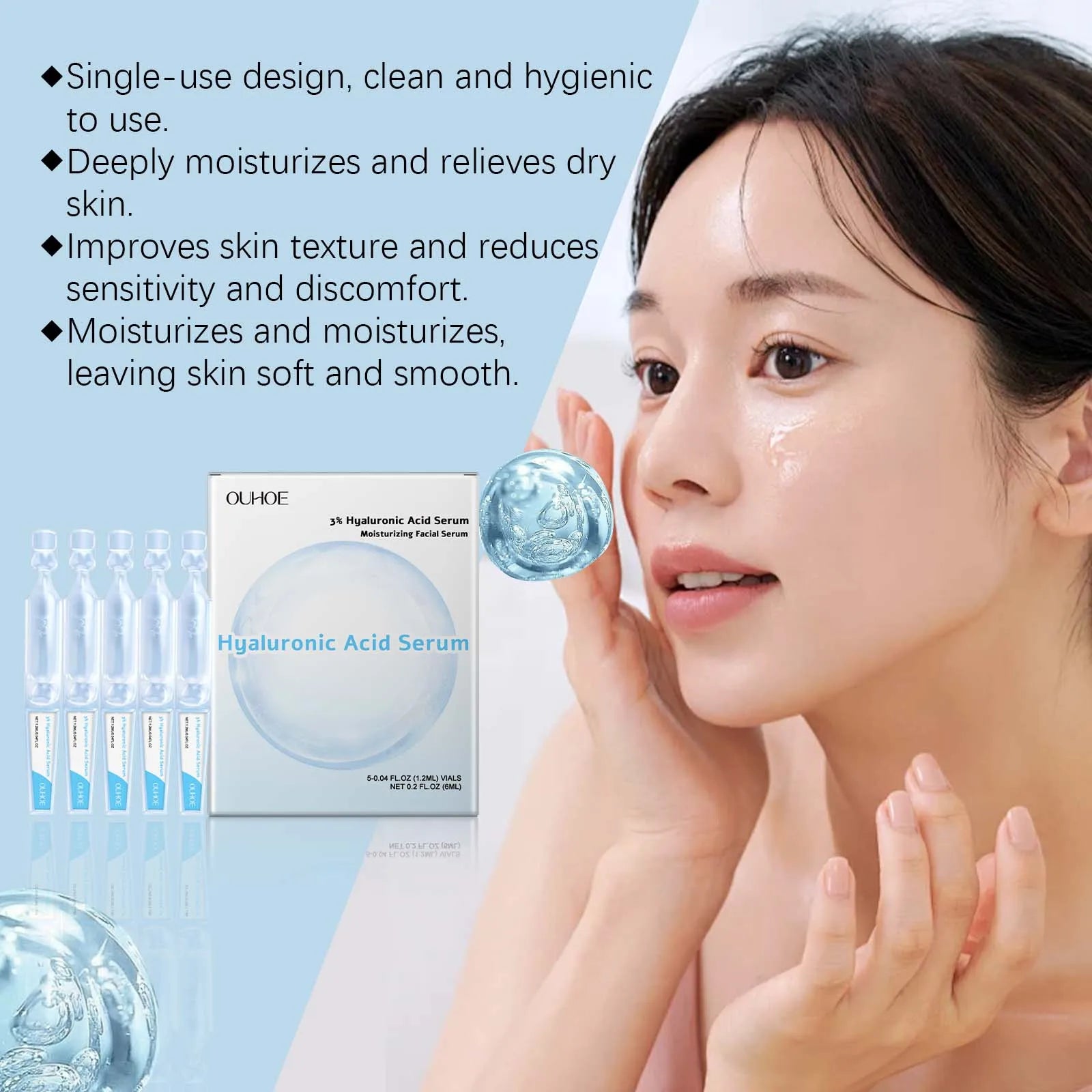 3% Hyaluronic Acid Serum – Hydrating Pore Minimizing Face Serum Hyaluronic Acid Serum Zpaxo
