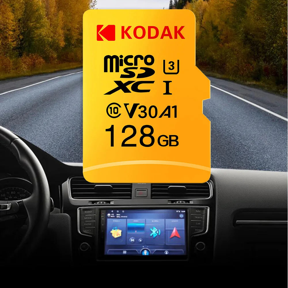 Kodak Micro SD Card 64GB 32GB Memory Card 512GB 256GB 128GB MicroSDXC Class10 SD Memory Card 100MB/s Original TF Flash Card U3 Zpaxo