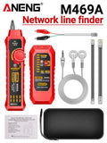 ANENG M469A Repair Electrical Tools RJ45 RJ11 Telephone Network Cable Zpaxo M469A Red