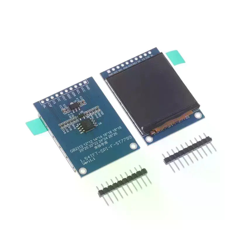 1pcs 1.54-inch TFT LCD Screen ST7789 Small Screen 240x240 Display LCD Square Screen SPI Color Screen Zpaxo
