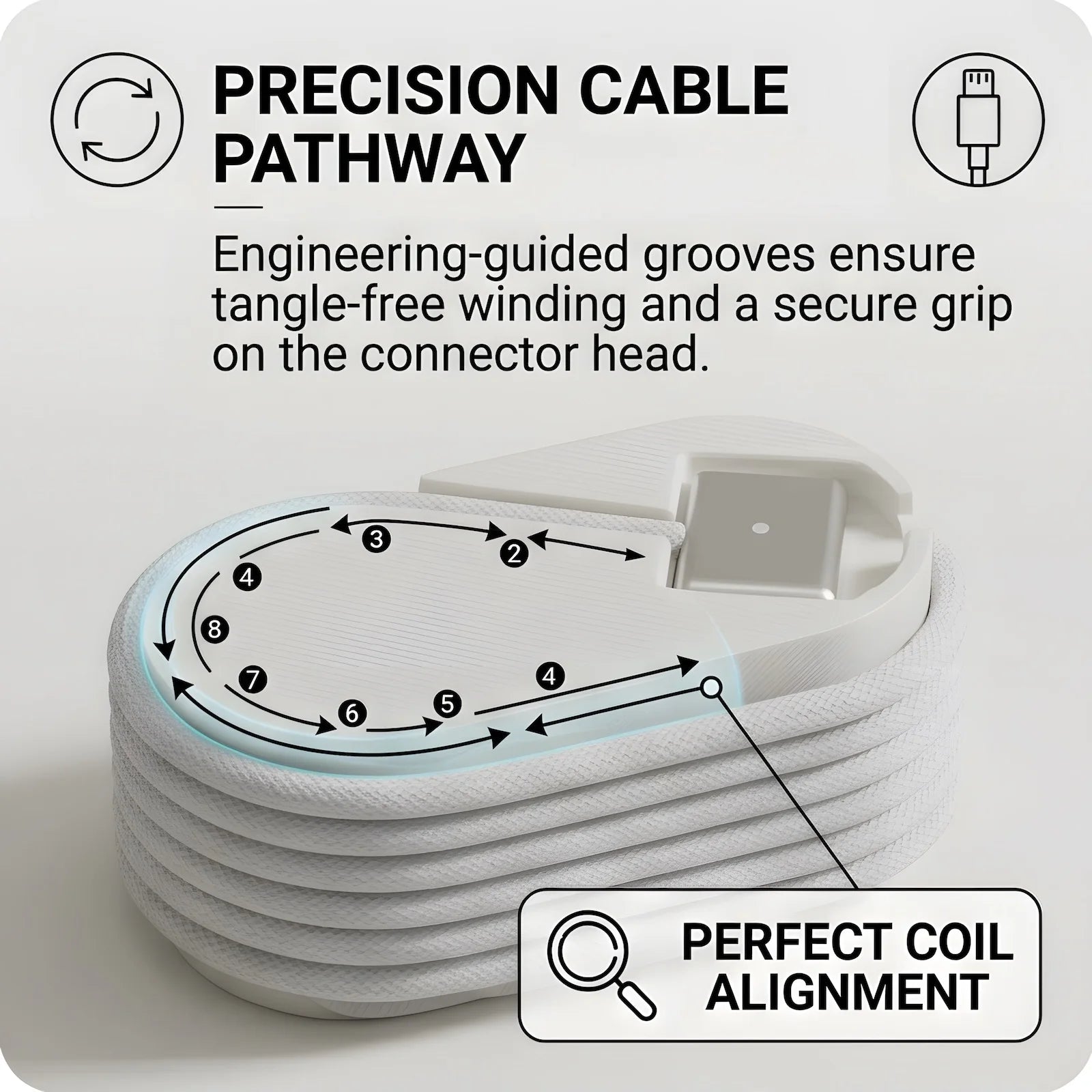 3D Printed Cable Organizer Macbook Air Magsafe 3 Cord Winder Portable