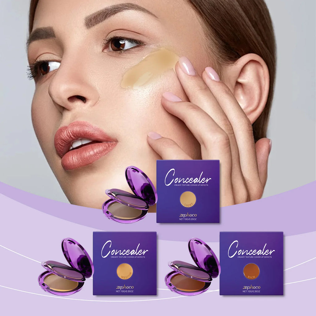 Soft Matte Cream Concealer – Full Coverage Waterproof & Sweatproof Cream Concealer Zpaxo