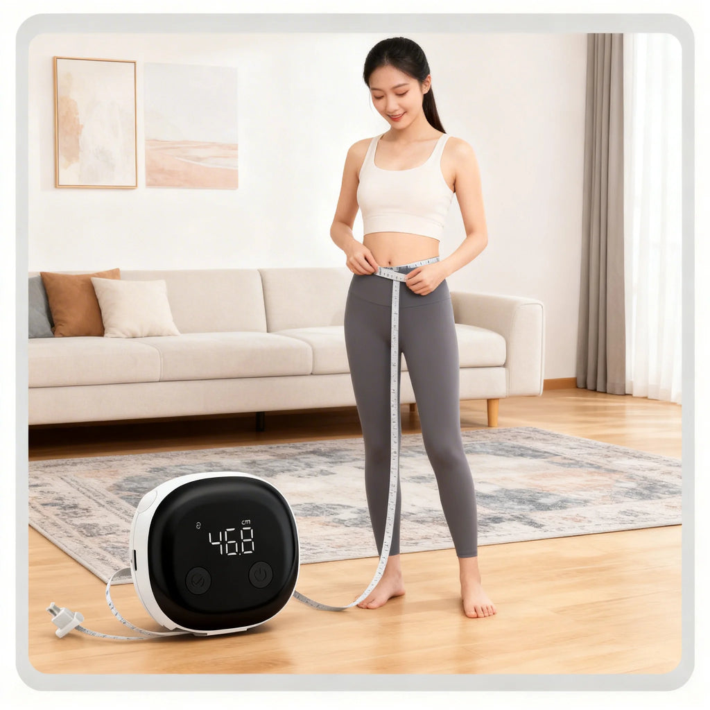 Smart Bluetooth Body Tape Measure | Digital Caliper App Sync Smart Body Tape Measure Zpaxo