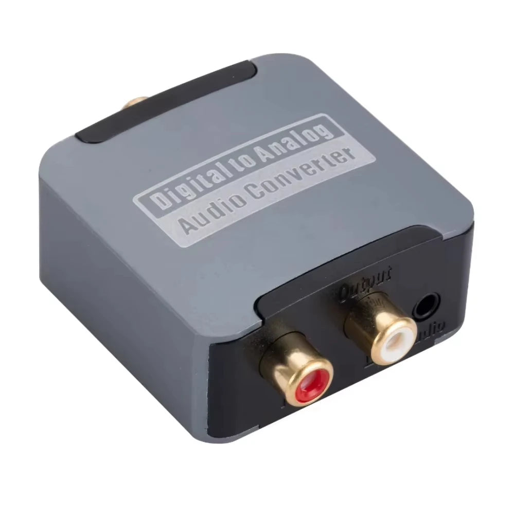 Digital Analog Converter DAC Audio Optical Toslink SPDIF Coaxial Zpaxo