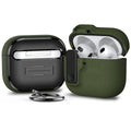 Security Lock Case For AirPods Pro 1st 2nd Gen Wireless Earphone Cases For Apple Air Pods 4 3 Cover Headphones Bumper with Hook Zpaxo Green for Airpods 3