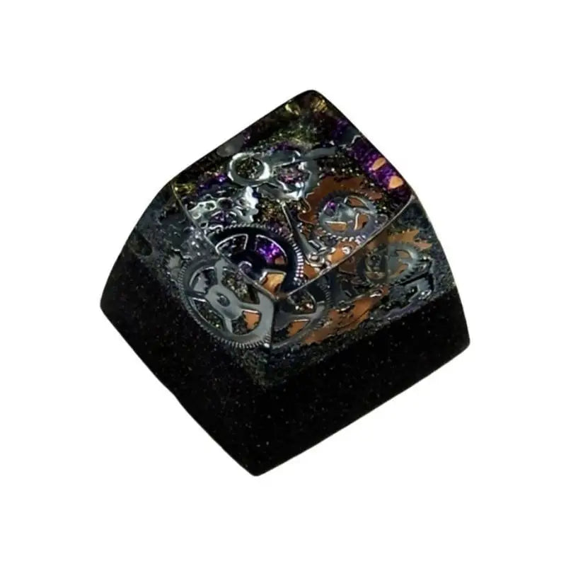 652F Clear Resin Keycap OEM Height for MX Mechanical Keyboard KeyCaps Enthusiasts Zpaxo silver gear CN
