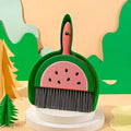 Desktop mini broom set tools, small broom for desk, office desk and dining table, dustpan combination Zpaxo style a