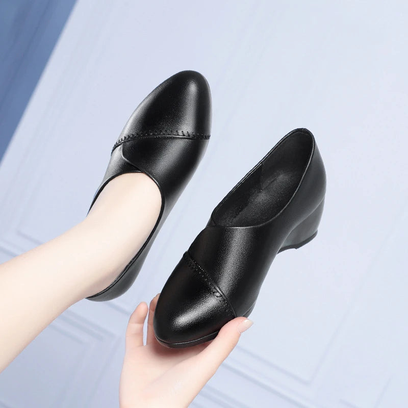 Versatile Wedge Middle-aged Elderly Comfortable Mom Shoes Spring Zpaxo