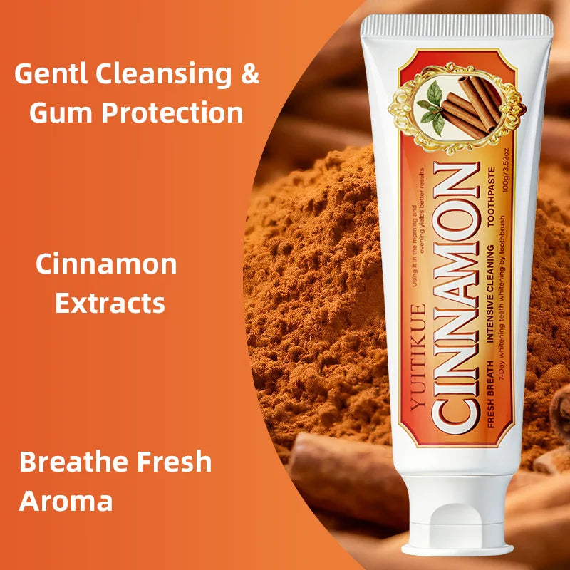YUITIKUE Cinnamon Toothpaste – Gum Care & Fresh Breath Natural Toothpaste Zpaxo