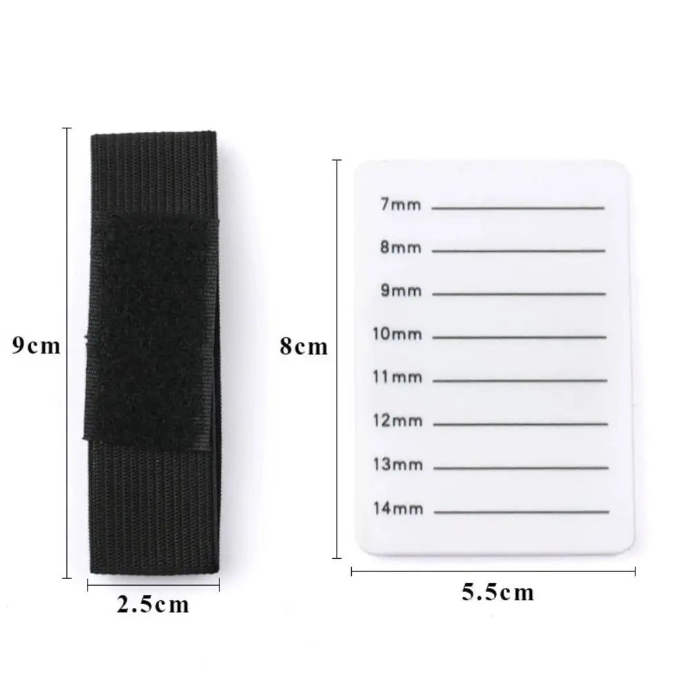 Acrylic Eyelash Extension Organizer Pallet False Lash Stand Tile Zpaxo