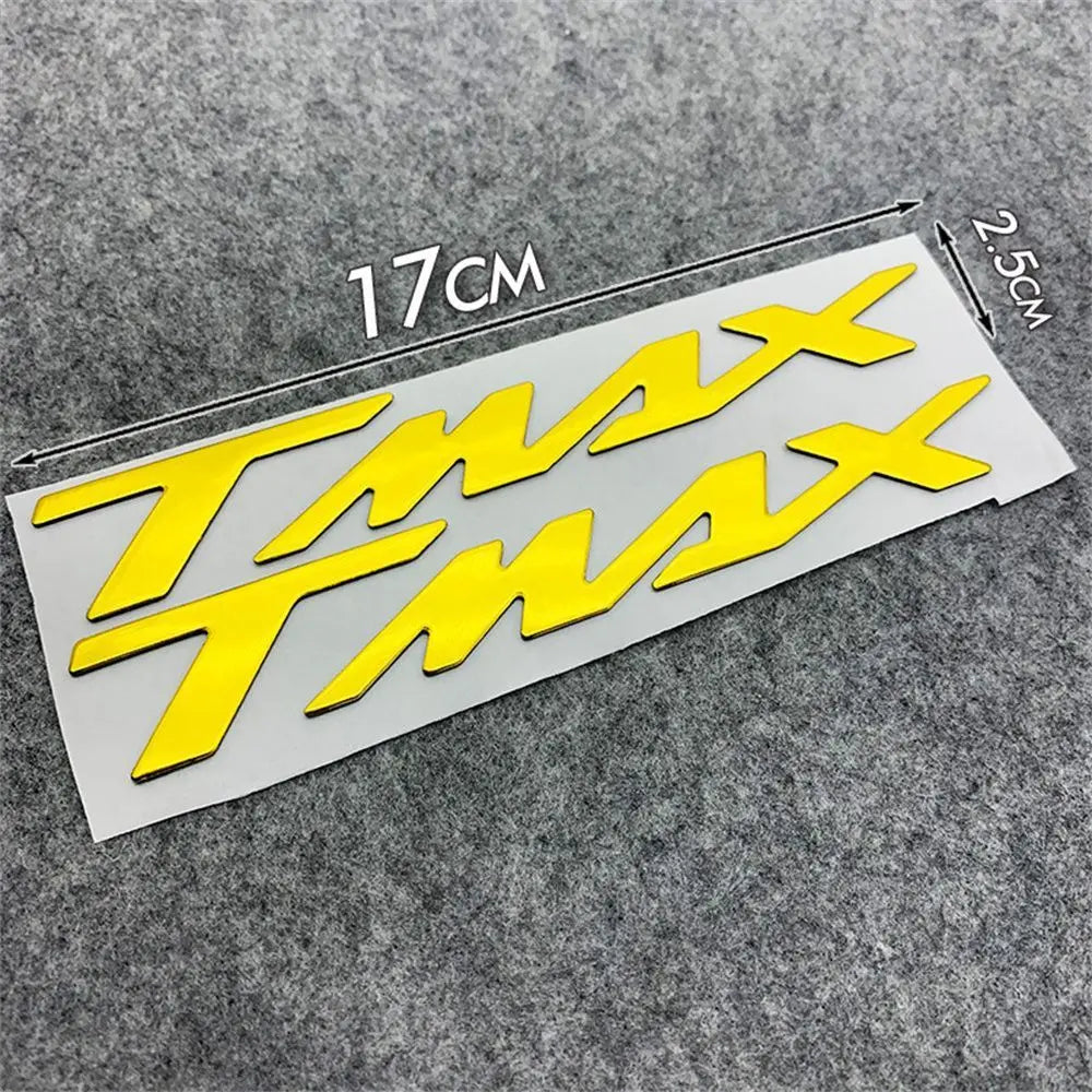 Accessorise Tank Body 3D Emblem Badge Motorcycle Stickers Decals Tmax Zpaxo