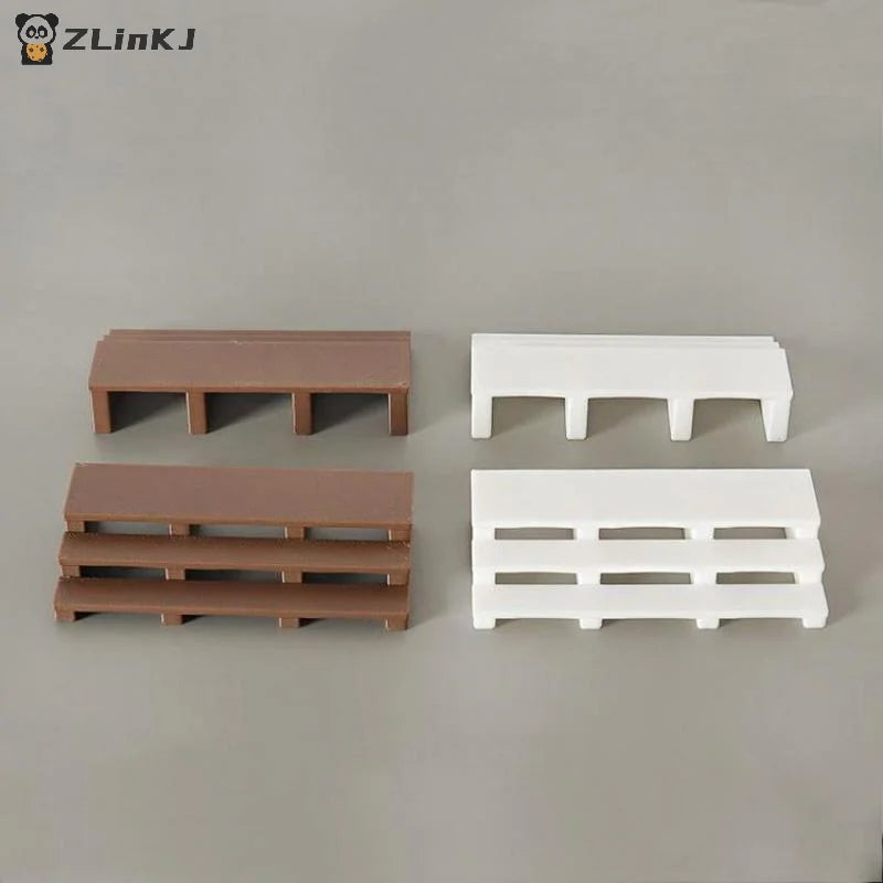 ▶1Pcs Dollhouse Staircase Model Mini Simulation Dolls House DIY Micro Landscape Outdoor Stair Decoration Furniture Accessories Zpaxo