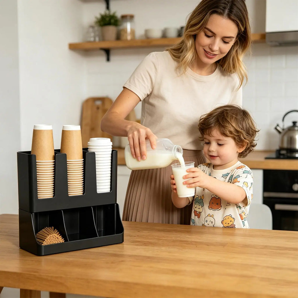 Coffee Organizer Station Large Capacity Storage Rack Countertop Pods