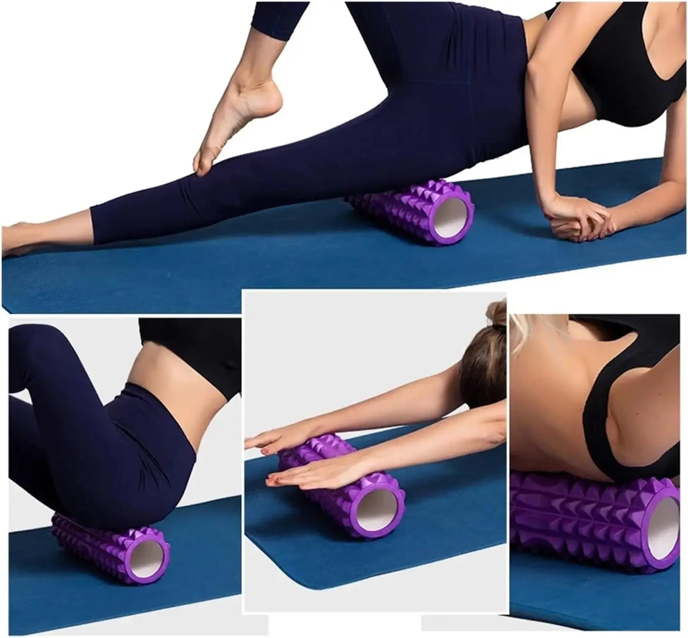 13" High-Density Foam Roller – Yoga, Pilates & Core Workouts