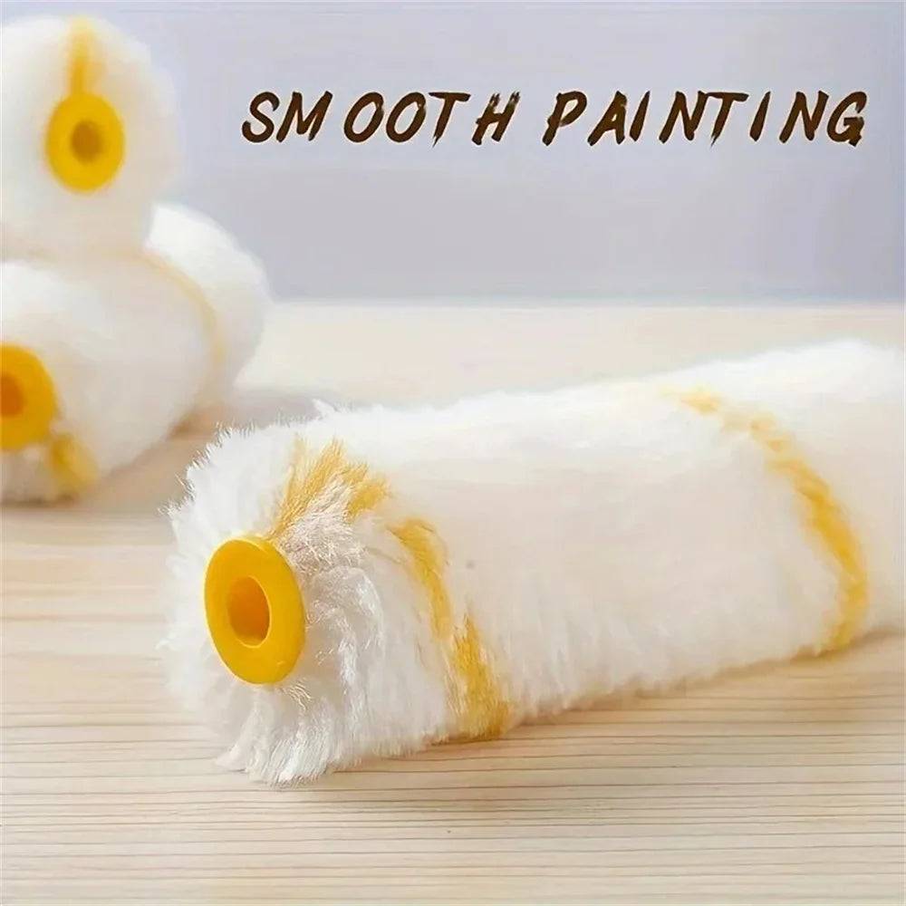 10/11pcs Paint Roller Kit: Get Professional-Looking Walls with 4 Inch Rollers & Covers, For Hotel/Restaurant/Commercial Zpaxo
