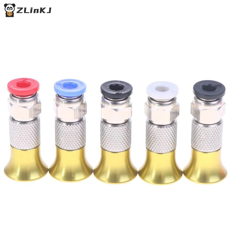 ▶1/4PCS 3D Printer Filament Dryer Box Accessories PC4-M6 Pneumatic Straight Connector 4*2.5mm PTFE Tube M6 Feed Fitting Coupler Zpaxo