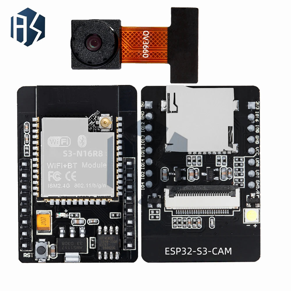 High-Performance ESP32-S3-N16R8 CAM Development Board – WiFi Bluetooth with OV2640/OV3660 Camera for IoT DIY Zpaxo