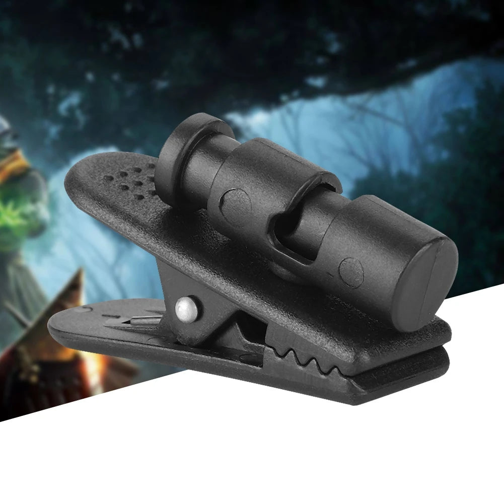 Black Earpiece Headphone Headset Earphone Earbud Large Clip Clamp