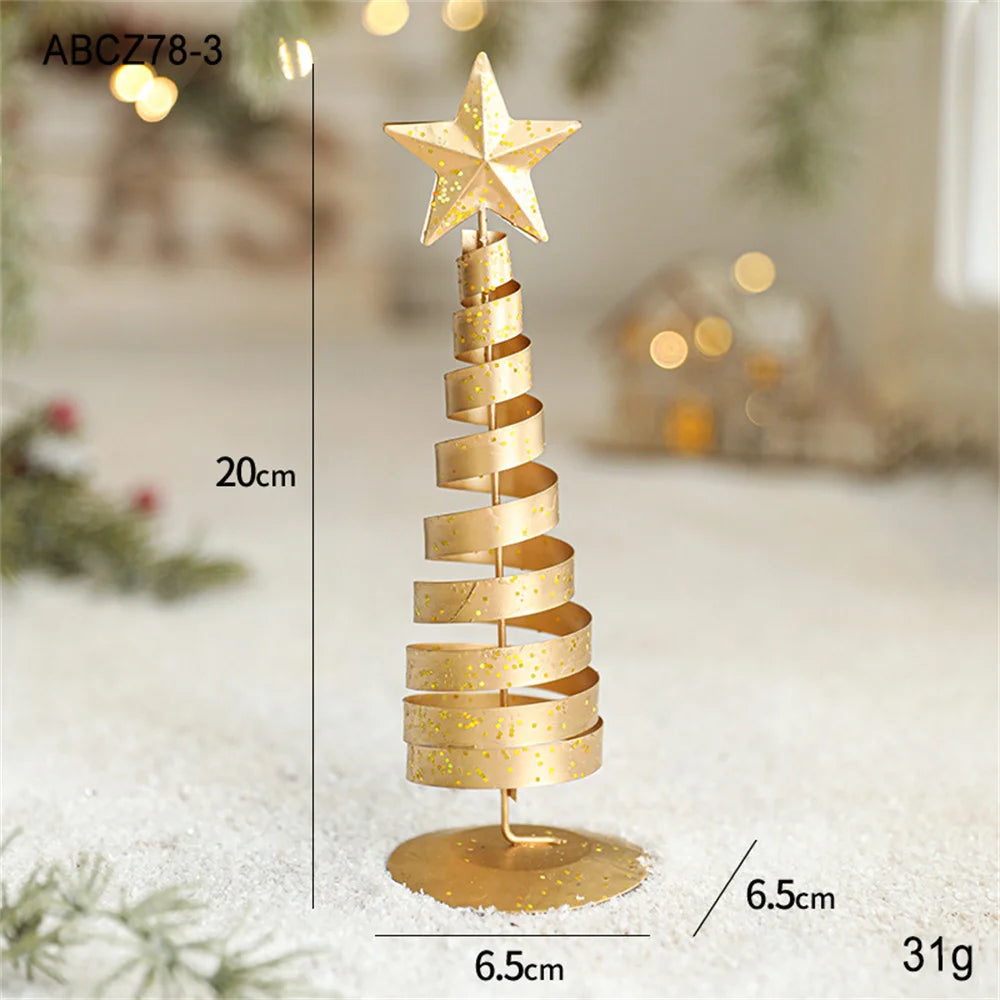 Iron Star Mini Christmas Tree Ornament – Nordic Gold Decor