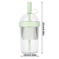 Coffee Cups Lids Reusable Drinkware Lid Straw Cold Drink Tumbler