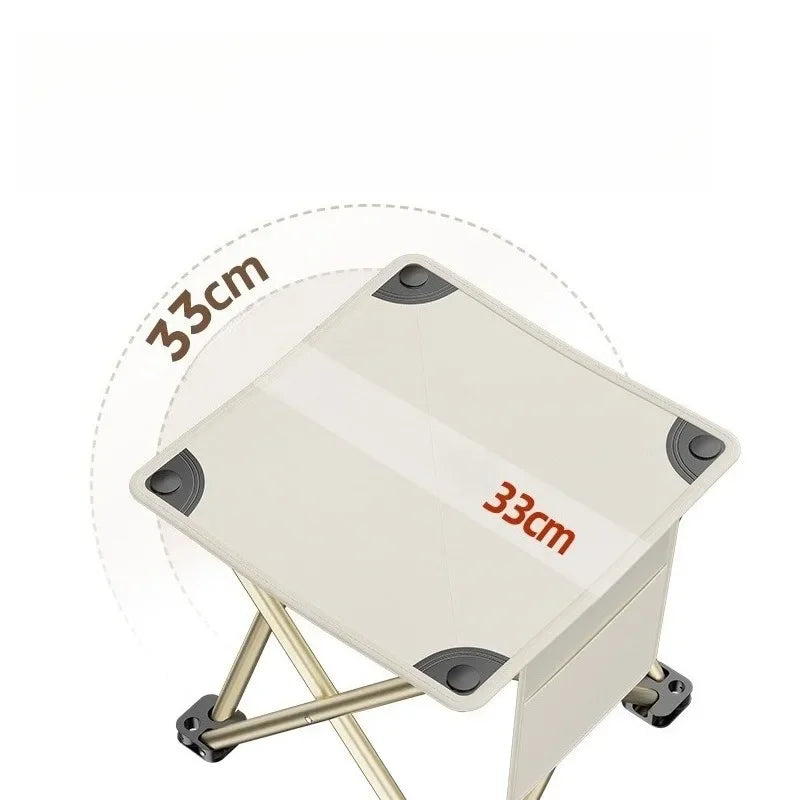 New Creative Outdoor Maza Foldable Stool Portable Fishing Chair Lightweight Folding Chair Camping Chair Stool Picnic Small Stool Zpaxo