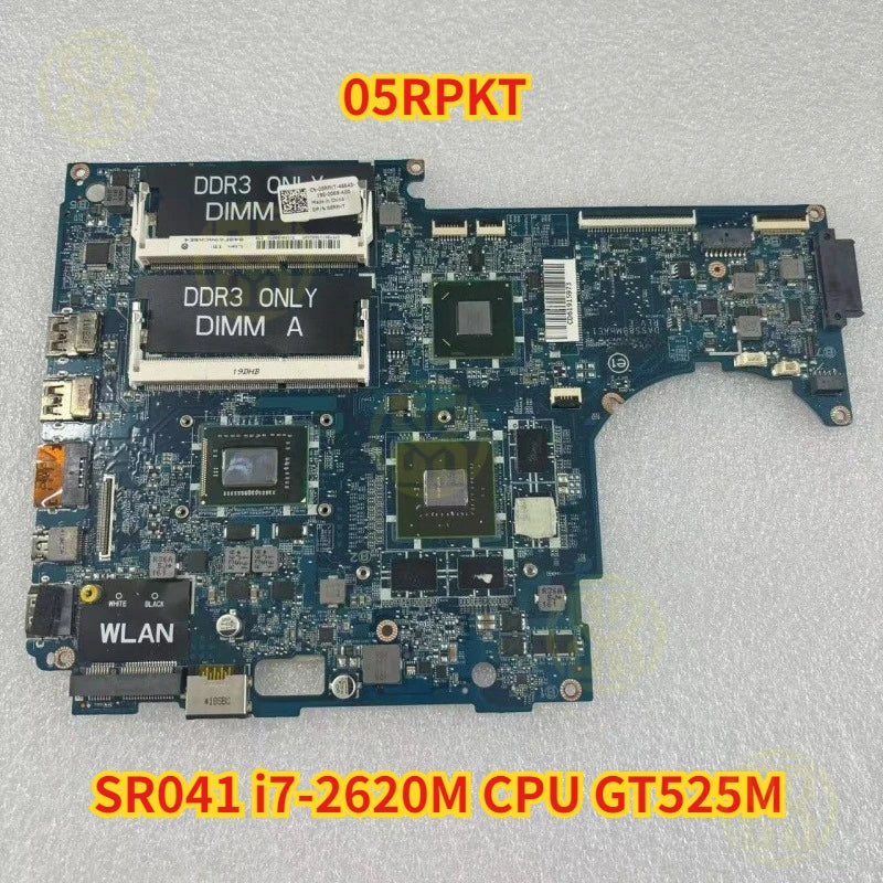 CN-05RPKT 05RPKT DASS8BMBAE1 Motherboard i7-2620M GT525M 2GB Dell XPS