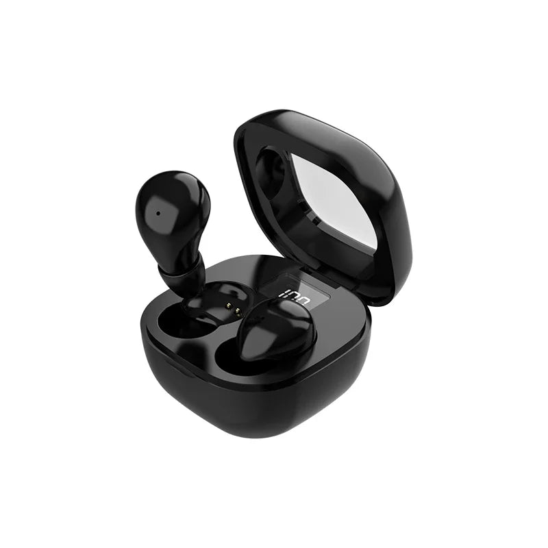 Mini Headphones Invisible Bluetooth 5 3 Earphones TWS Wireless In-ear Zpaxo Black