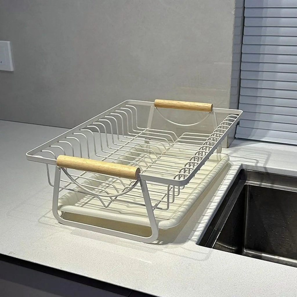 Dish Drying Rack Rust Resistant Large Organizer Kitchen Sink Organizer for Home Apartment RV Sink Dishwasher Bathroom Camping Zpaxo
