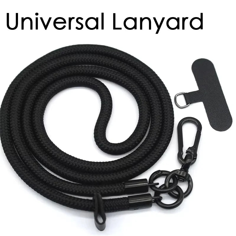 Long Adjustable Mobile Phone Lanyard Universal Crossbody Hanging Shoulder Strap Detachable Neck Cord Anti-Lost Cellphone Lanyard Zpaxo