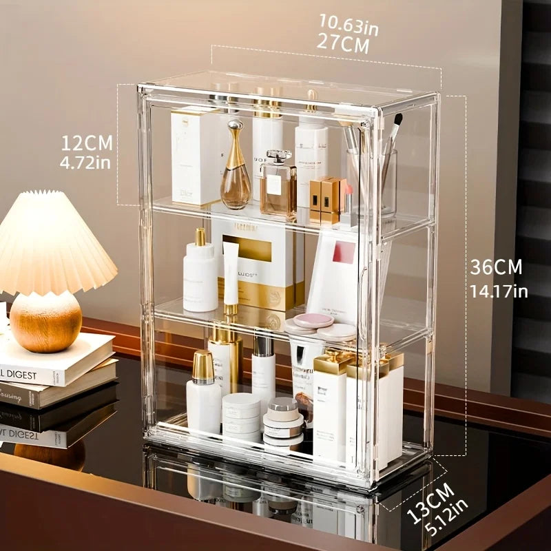 Handmade Resin Display Case Portable Collectible Storage Box Dolls