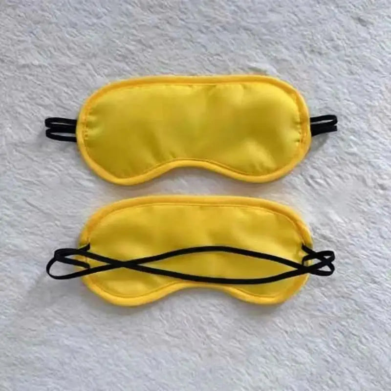 Multicolor Silky Sleep Eye Mask Light Blocking Soft Elastic Strap Zpaxo one size N