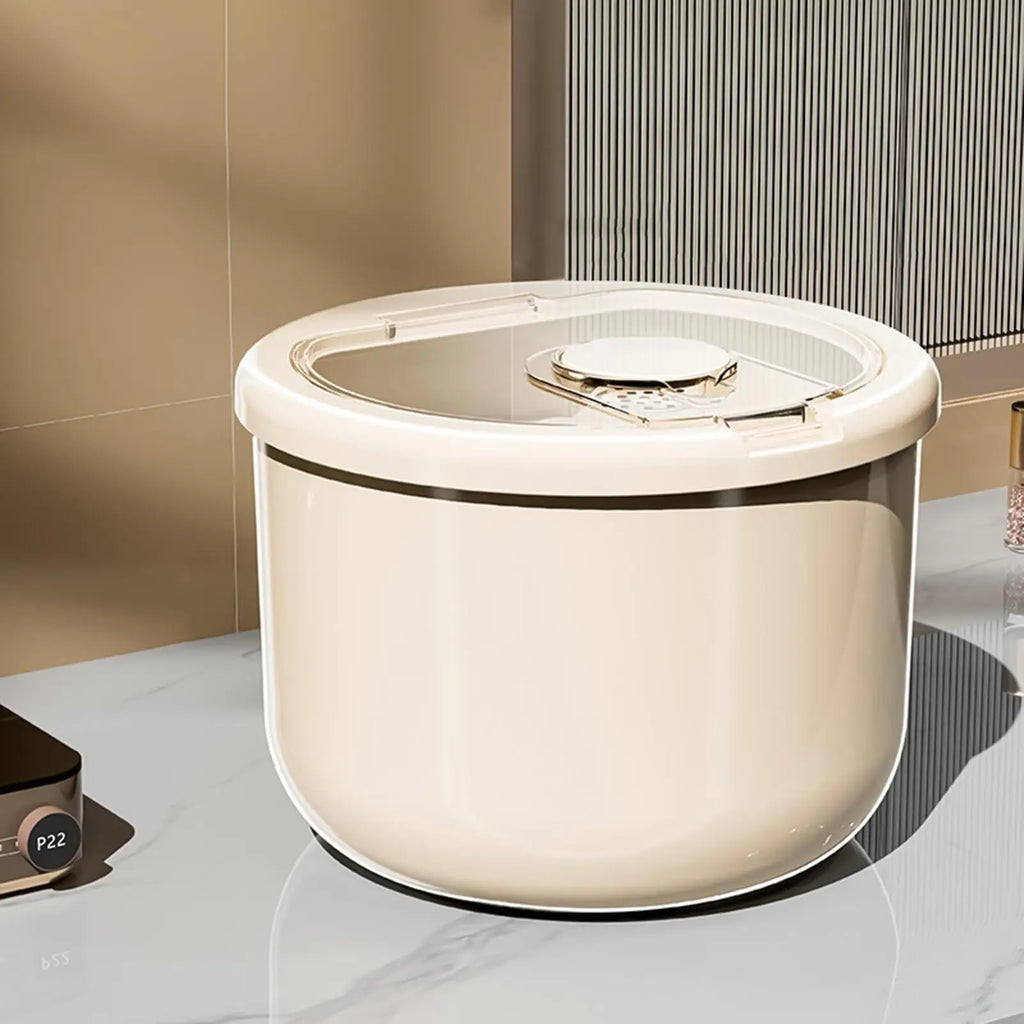 Pet Food Container Large Capacity Sealed Bin Lid Snacks Cat Puppy