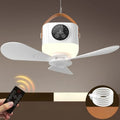 2026 New Portable Rechargeable Ceiling Fan Wireless USB Hanging Fan for Student Dorm Bed Outdoor Camping Zpaxo White 5V 2A