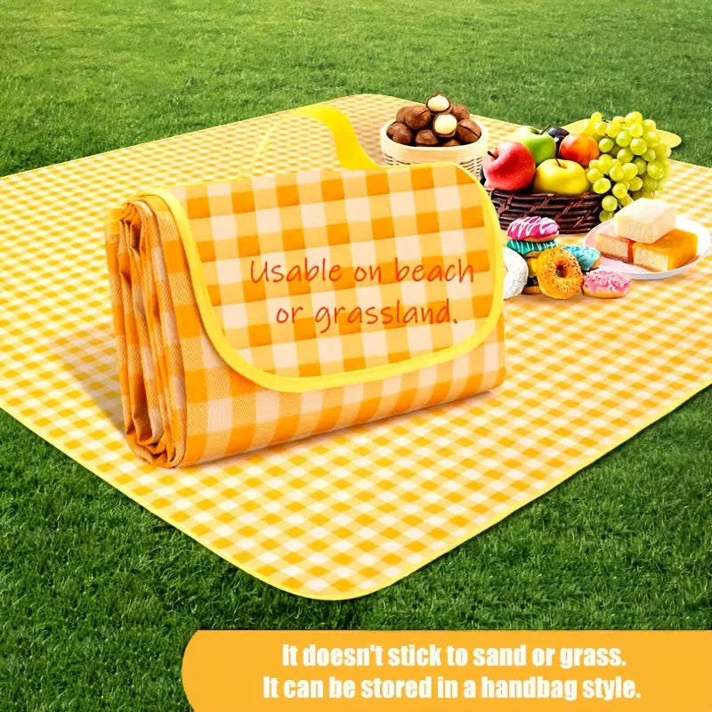 200 Portable Camping Mat Carry Bag Waterproof Thicken Picnic Blanket